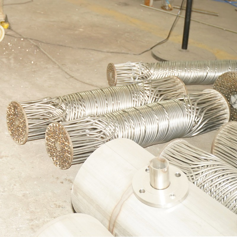 Spiral Wound Cylindrical Heat Exchanger